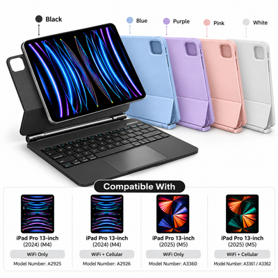 Apple iPad Magic Smart Floating Keyboard Case Multi-Touch Trackpad Magnetic Bluetooth Wireless Slim Protective Cover - i-Station Mobile Phone & Electronic Device Repair and Accessories