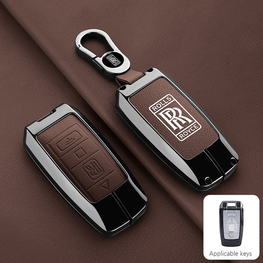 Rolls-Royce Aluminum Alloy Shockproof Car Key Case Cover for Cullinan, Phantom, Ghost, Wraith, and Dawn (Copy)