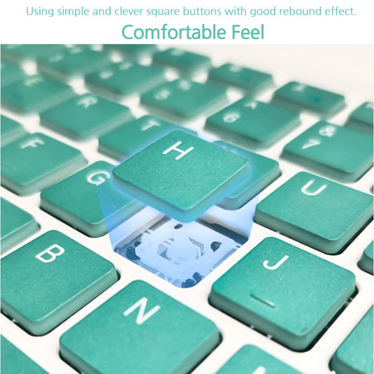 [With Backlit] Magnetic Wireless Bluetooth Touch Keyboard For Phones & Tablets