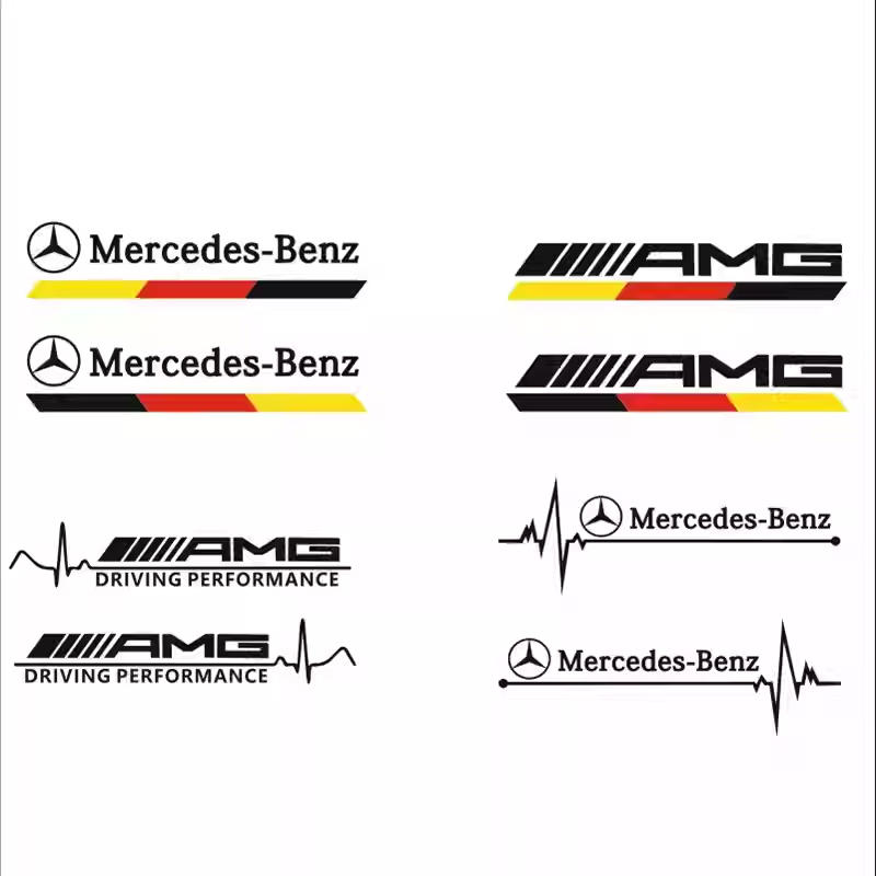 Load image into Gallery viewer, Mercedes-Benz Sport Style Rear Window &amp; Quarter Window Decal Sticker for A/B/C/E/GLA/GLC/CLS
