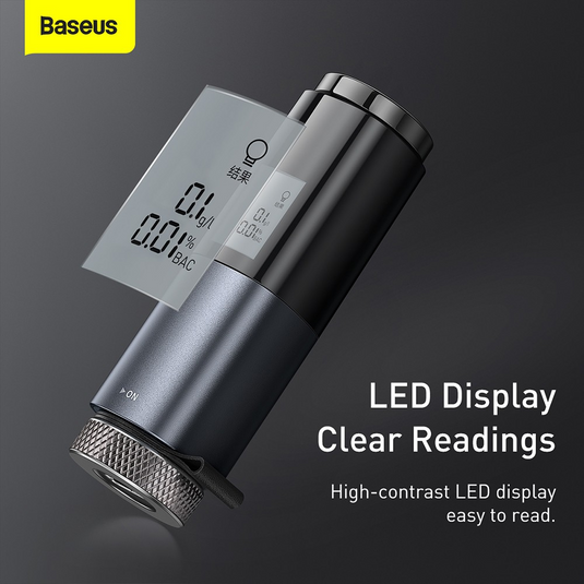 Baseus CRCX-01 Digital Alcohol Tester Black - i-Station Mobile Phone & Electronic Device Repair and Accessories