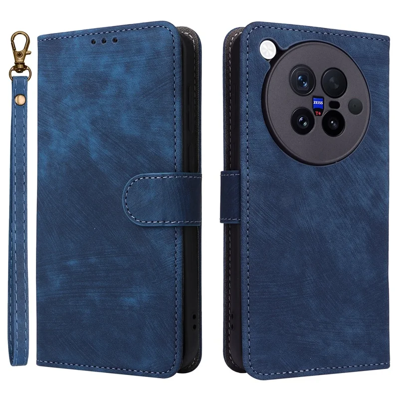 Load image into Gallery viewer, [With Card Slot] Vivo X500/Pro/Max - Multi Functional Buckle Flap Wallet Series Case With Lanyard
