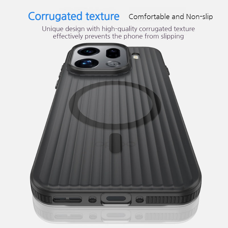 Load image into Gallery viewer, [Magsafe Compatible] OPPO Find X9 Pro - Frosted Semi-Transparent Grid Texture PC Case
