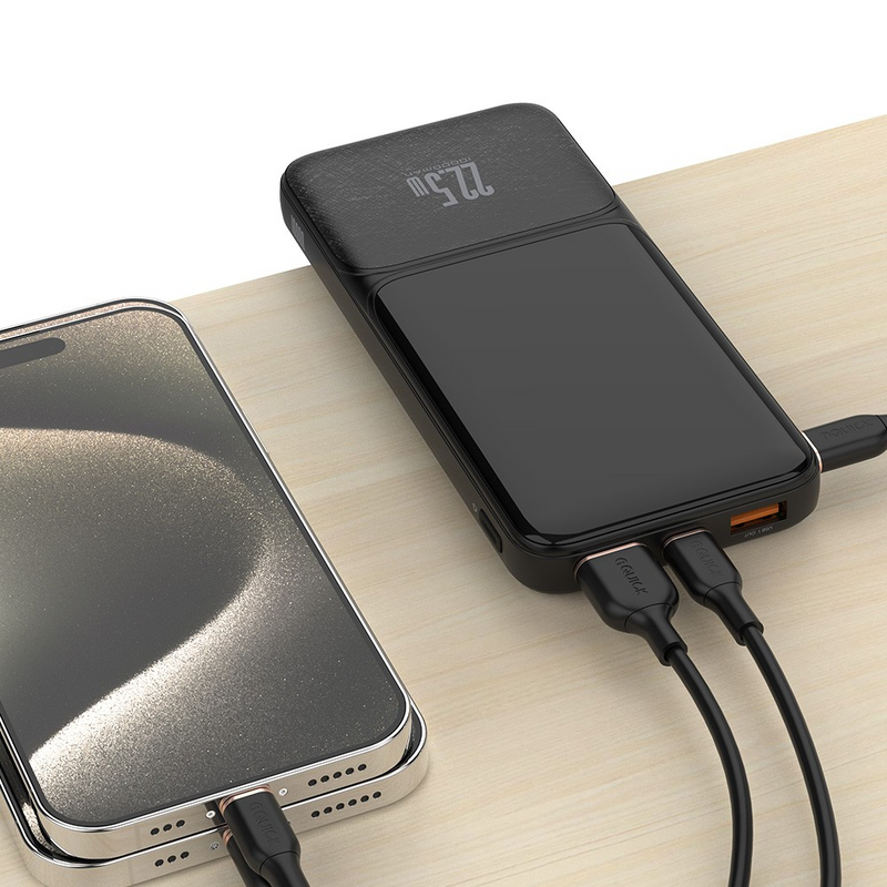 Load image into Gallery viewer, iQuick POWER SQUARE 0 Digital Display Power Bank 10000mAh 22.5W
