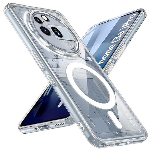 [Magsafe Compatible] Nothing Phone (3a)/Pro Transparent Crystal Shockproof Protective Case - i-Station Mobile Phone & Electronic Device Repair and Accessories