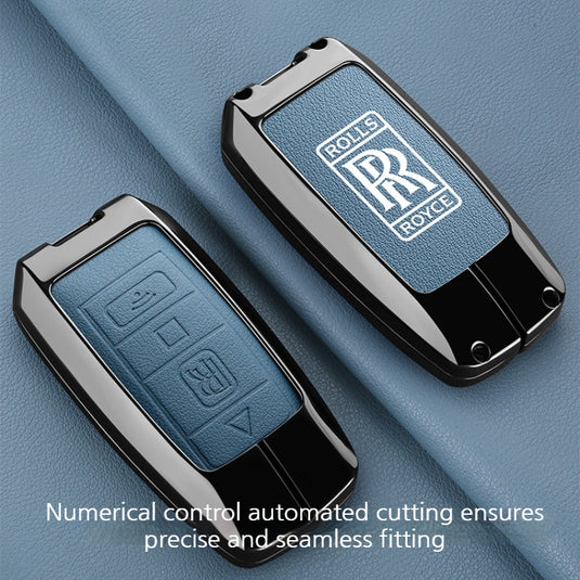Rolls-Royce Aluminum Alloy Shockproof Car Key Case Cover for Cullinan, Phantom, Ghost, Wraith, and Dawn (Copy)