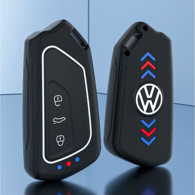Load image into Gallery viewer, Volkswagen Matte ABS Car Key Fob Case Cover For Golf 8, Teramont, Talagon, ID.3,  ID.4 X, ID.6,  Lamando L

