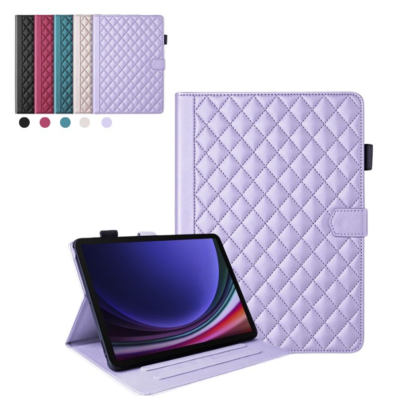 Load image into Gallery viewer, [With Card Slot] Samsung Galaxy Tab S9/S9 FE 11&quot; - Soft Leather Flip Cover With Clasp Case
