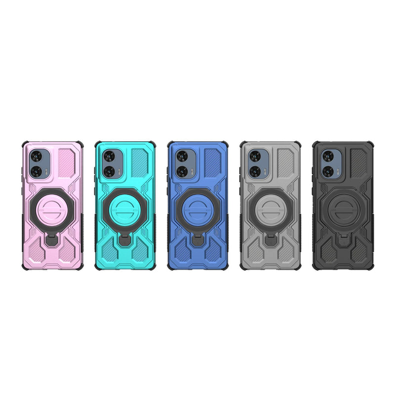 Load image into Gallery viewer, [Built-in Bracket][Magsafe Compatible] Motorola Moto Edge 60/Pro/Fusion Heavy Duty Stand Case
