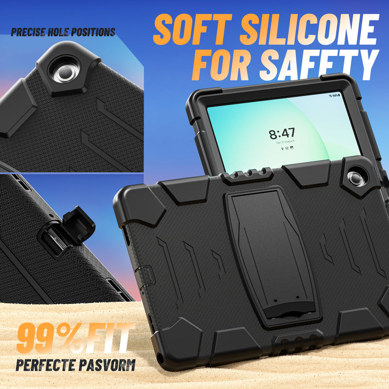 Load image into Gallery viewer, [Built-in Hidden Kickstand] Samsung Galaxy Tab A11 8.7&quot; (2025) - PC Silicone Rugged Shockproof Protection Durable Case
