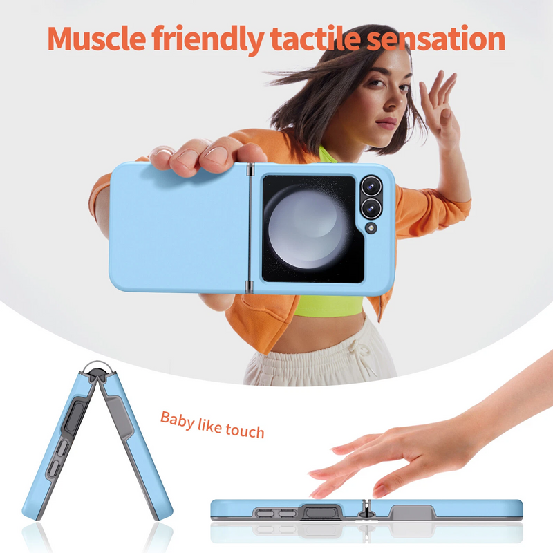 Load image into Gallery viewer, Samsung Galaxy Z Flip7 One-Piece Full-Protection Foldable Case with Hinge Cover
