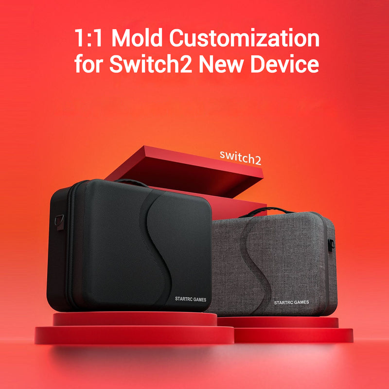 Load image into Gallery viewer, [With Shoulder Strap] Nintendo Switch 2 (2025) Heavy Duty Waterproof All-in-one Multifunction Durable Carry Box Travel Storage Suitcase
