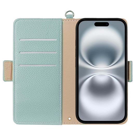 [With Card Slot][With Hand Lanyard] Apple iPhone 16/Pro/Pro Max/Plus/E Rabbit Embossed PU Leather Flip Cover Case