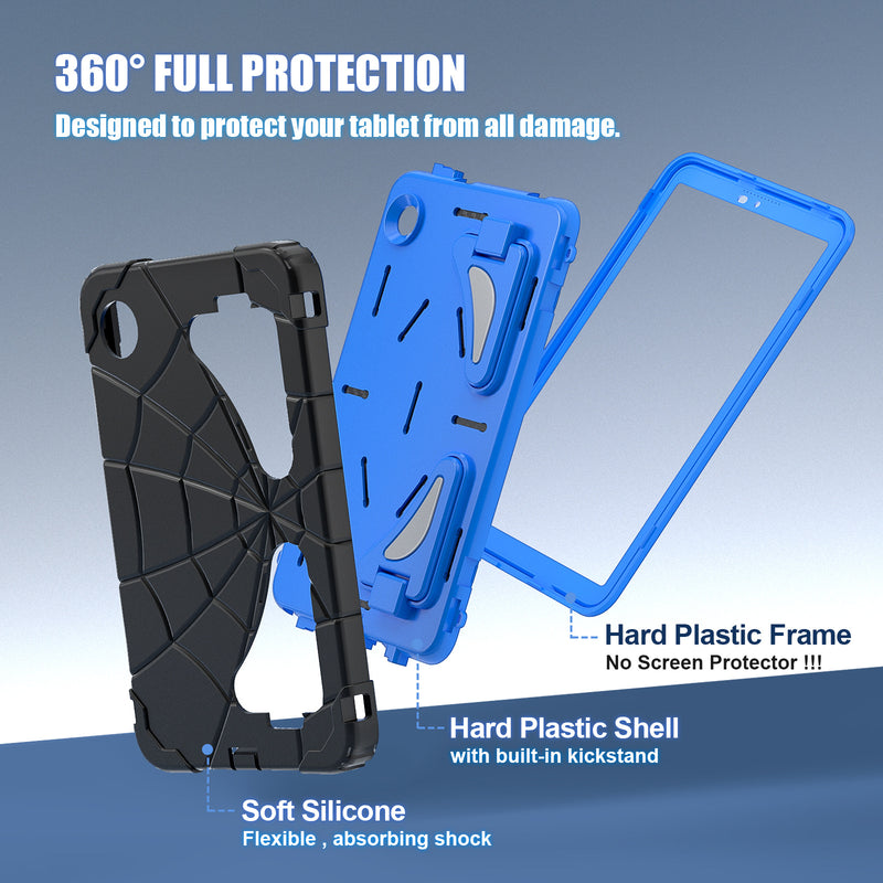 Load image into Gallery viewer, [Built-in Stand] Samsung Galaxy Tab A11 Plus 11“ (2025) Spiderman Cartoon Kids Full-cover Silicone Shockproof Case
