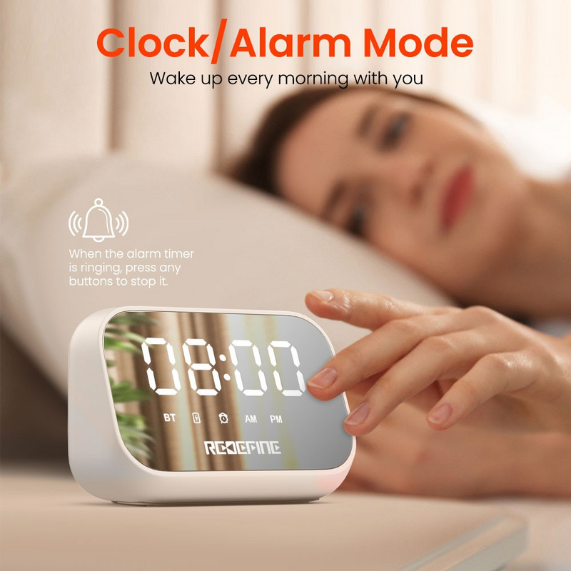 Load image into Gallery viewer, REDEFINE Beewave Bluetooth Speaker &amp; Clock
