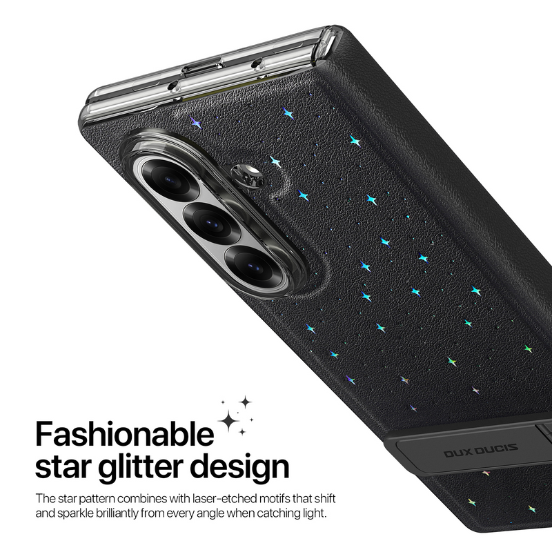 Load image into Gallery viewer, Samsung Galaxy Z Fold7 Starry Sky Pattern PU Leather Foldable Protective Case - i-Station Mobile Phone &amp; Electronic Device Repair and Accessories
