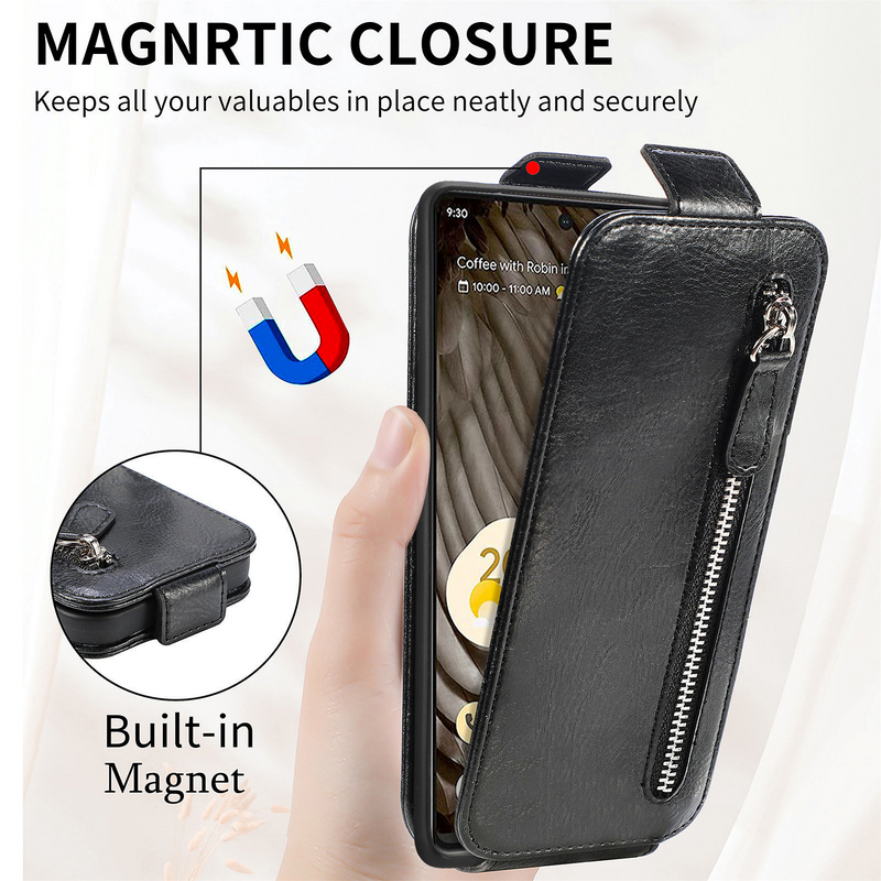 Load image into Gallery viewer, [With Card Slot] Google Pixel 7/Pro - Business PU Leather Full Covered  Flip Case
