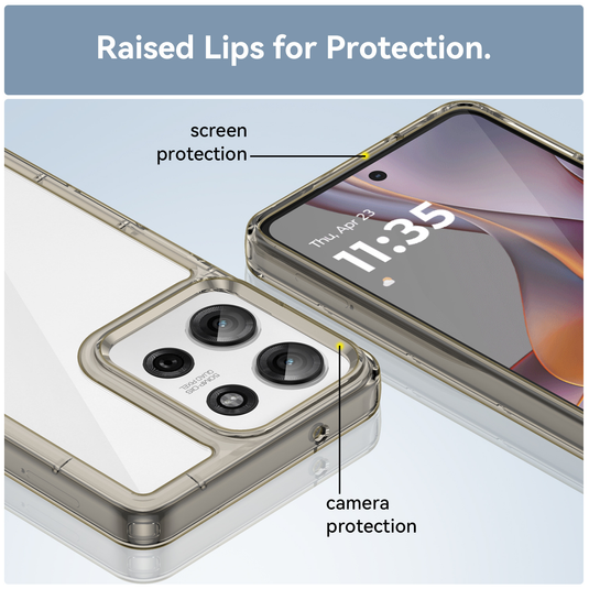 Motorola Moto G87 TPU High Transparency Shockproof Essentials Series Case