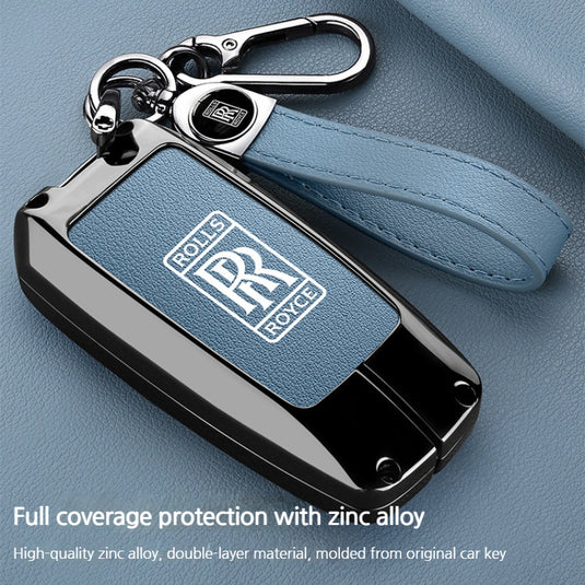 Rolls-Royce Aluminum Alloy Shockproof Car Key Case Cover for Cullinan, Phantom, Ghost, Wraith, and Dawn (Copy)