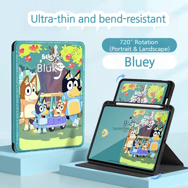 Load image into Gallery viewer, [With Pen Slot] Apple iPad Air 11-inch M2/M3 (2024/2025) Cute Cartoon Full-Protection Shockproof Case
