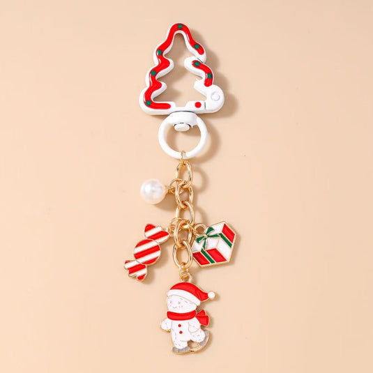 Christmas Series Metal Keychain Pendant Decorations - Perfect for Gifts & Packaging - i-Station Mobile Phone & Electronic Device Repair and Accessories
