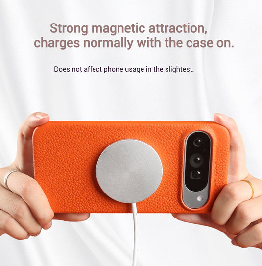 [Magsafe Compatible] Google Pixel 10 / Pro / XL - Premium Cowhide Drop Proof Genuine Leather Series Case