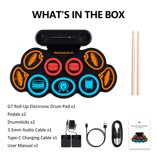 Kids Roll-Up Portable Electronic Drum Pad Kit - i-Station Mobile Phone & Electronic Device Repair and Accessories