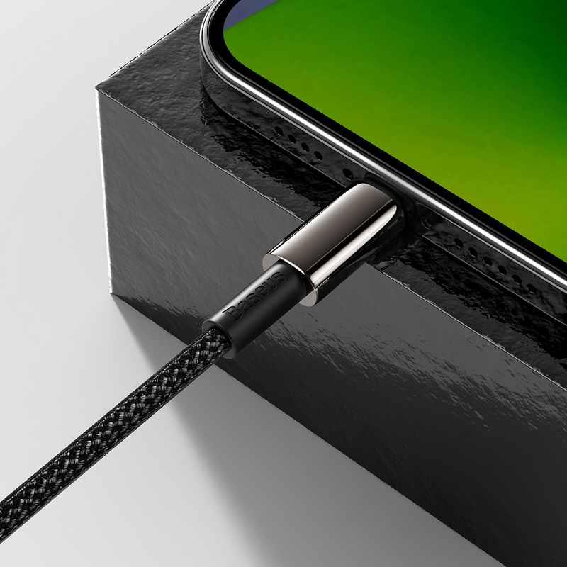 Load image into Gallery viewer, Baseus Tungsten Gold Fast Charging Data Cable Type-C to iP PD 20W 2M
