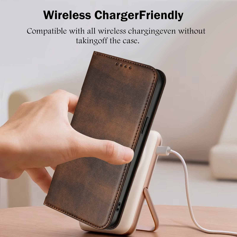 Load image into Gallery viewer, [With Card Slot] Samsung S25/Plus/Ultra/Edge - Multi Functional Leather Flap Wallet Series Case
