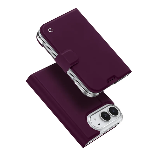 [With Card Slot] Apple iPhone Ultra (iPhone Fold)  DUX DUCIS Skin Pro Series Premium PU Leather Magnetic Flip Closure Case