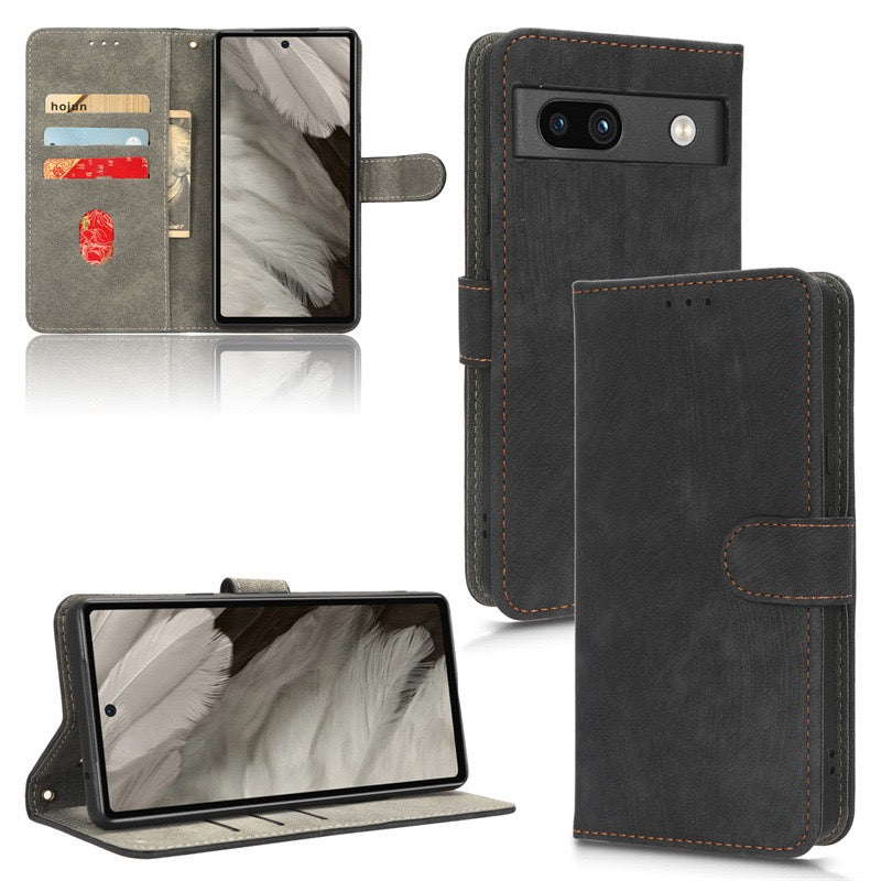 Load image into Gallery viewer, [With Card Slot] Google Pixel 9/A/Pro/XL - Multi Functional Buckle Flap Wallet Series Case With Lanyard
