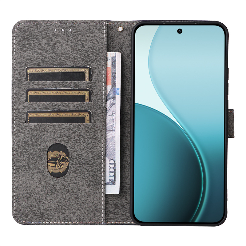 Load image into Gallery viewer, [With Card Slot][With Lanyard] Oppo Reno14 &amp; Pro Multi Functional Buckle Flap Wallet Series Case
