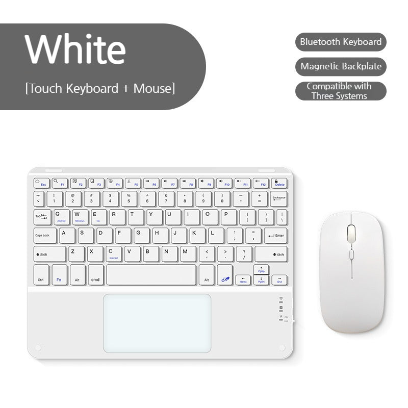 Load image into Gallery viewer, [With Backlit] Magnetic Wireless Bluetooth Touch Keyboard For Phones &amp; Tablets
