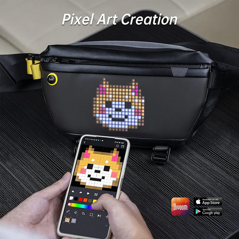 Load image into Gallery viewer, Divoom Sling Bag Pixel Art LED Daypack - i-Station Mobile Phone &amp; Electronic Device Repair and Accessories
