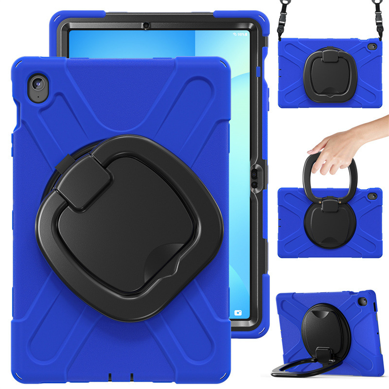 Load image into Gallery viewer, Samsung Tab S10 FE Plus 13.1&quot; 2025 - 360 Degree Rotation Heavy Duty EVA Kid Friendly Ring Holder Stand Case - i-Station Mobile Phone &amp; Electronic Device Repair and Accessories
