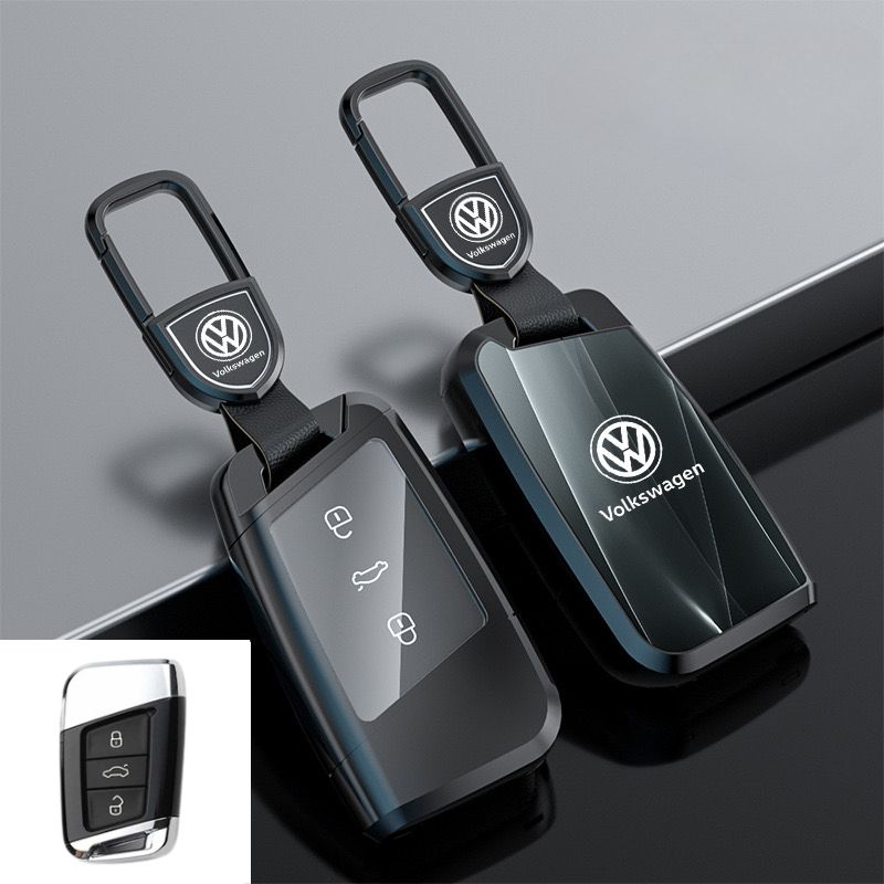 Load image into Gallery viewer, Volkswagen Zinc Alloy Car Key Fob Case Cover For Golf, ID.4, ID.6,  Lavida, Sagitar, Viloran, Magotan, Lamando L, Tiguan, Tharu, Tayron, Gran Lavida, Talagon
