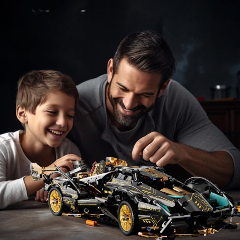 Load image into Gallery viewer, DIY Racing Car Building Model Blocks Set for Kids Gift – Creative Assembly Toy Car Model for Christmas, Halloween and Birthday - i-Station Mobile Phone &amp; Electronic Device Repair and Accessories
