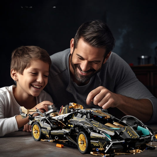 DIY Racing Car Building Model Blocks Set for Kids Gift – Creative Assembly Toy Car Model for Christmas, Halloween and Birthday - i-Station Mobile Phone & Electronic Device Repair and Accessories