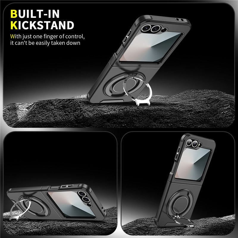 Load image into Gallery viewer, [Built-in Kickstand] Samsung Galaxy Z Flip7 - Rugged Shockproof Heavy Duty Series Case
