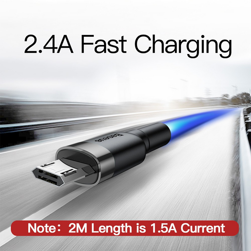 Load image into Gallery viewer, Baseus Cafule Cable USB For Micro 2A 3m
