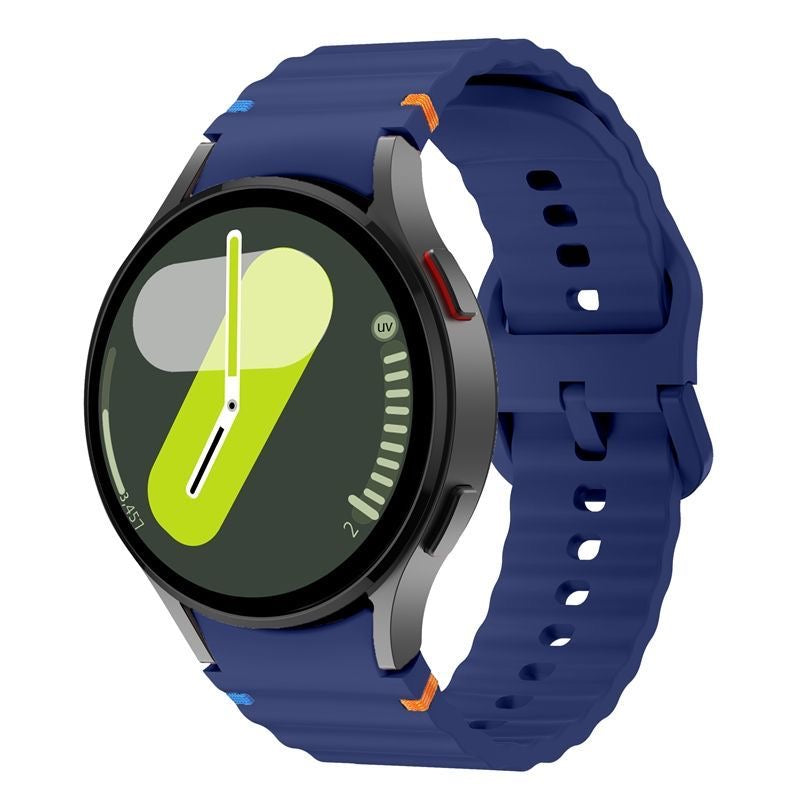 Load image into Gallery viewer, Samsung Galaxy Watch FE - Wavy Pattern Colored Silicone Breathable Watch Band - i-Station Mobile Phone &amp; Electronic Device Repair and Accessories
