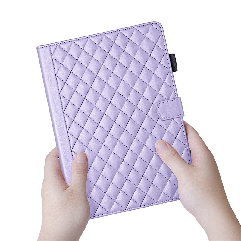 Load image into Gallery viewer, [With Card Slot] Samsung Galaxy Tab S9 Plus/S9 FE Plus 12.4&quot; - Soft Leather Flip Cover With Clasp Case
