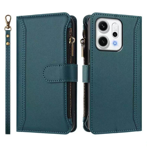 [With Card Slot] OPPO Reno14 & Pro - Multifunctional Flip Phone Case With Magnetic Closure & Wrist Strap