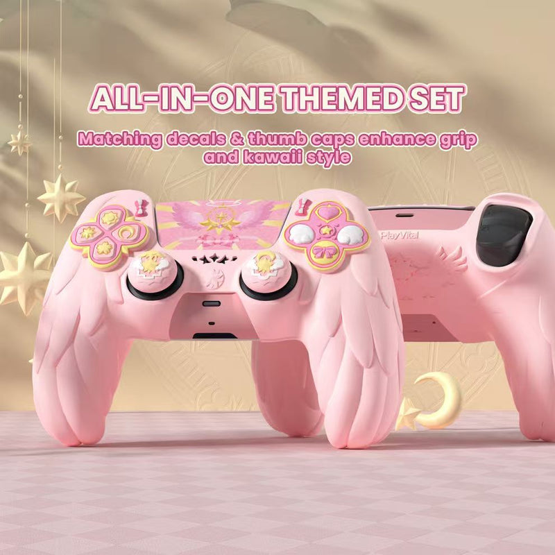 Load image into Gallery viewer, PlayStation PS5 Pro/Slim Cardcaptor Sakura Themed Controller Protective Soft Case – PP Material, Cute Anime Design - i-Station Mobile Phone &amp; Electronic Device Repair and Accessories
