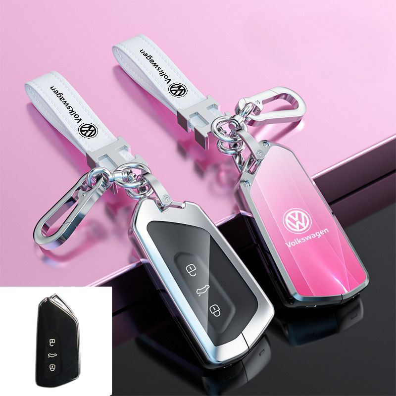 Load image into Gallery viewer, Volkswagen Zinc Alloy Car Key Fob Case Cover For Golf, ID.4, ID.6,  Lavida, Sagitar, Viloran, Magotan, Lamando L, Tiguan, Tharu, Tayron, Gran Lavida, Talagon
