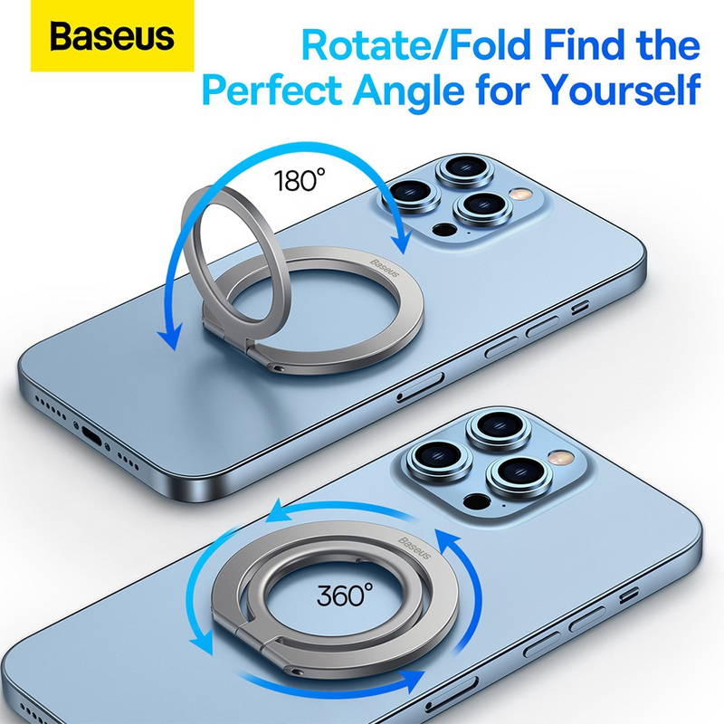 Load image into Gallery viewer, Baseus Halo Series Foldable Metal Ring Stand (Single-ring)
