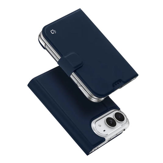 [With Card Slot] Apple iPhone Ultra (iPhone Fold)  DUX DUCIS Skin Pro Series Premium PU Leather Magnetic Flip Closure Case