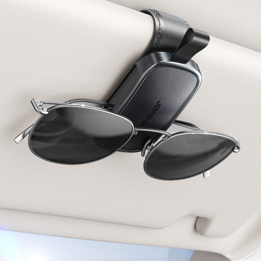 Yesido Leather Magnetic Sunglasses Holder for Car Visor - i-Station Mobile Phone & Electronic Device Repair and Accessories
