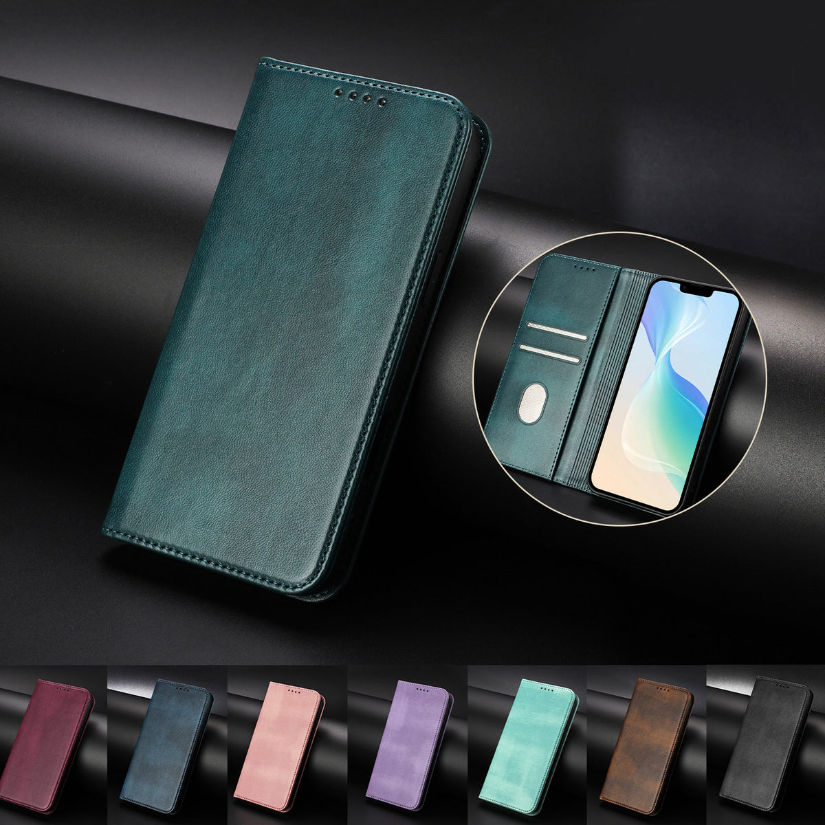[With Card Slot] Motorola Moto Edge 30/Neo/Fusion - Multi Functional Leather Flap Wallet Series Case - i-Station Mobile Phone & Electronic Device Repair and Accessories