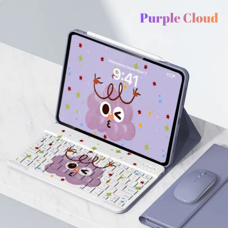 Load image into Gallery viewer, [With backlight] OPPO Pad Air 2 11.4&quot; - Detachable Full Covered Magnetic Bluetooth Flip Keyboard Case
